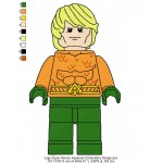 Lego Super Heroes Aquaman Embroidery Design